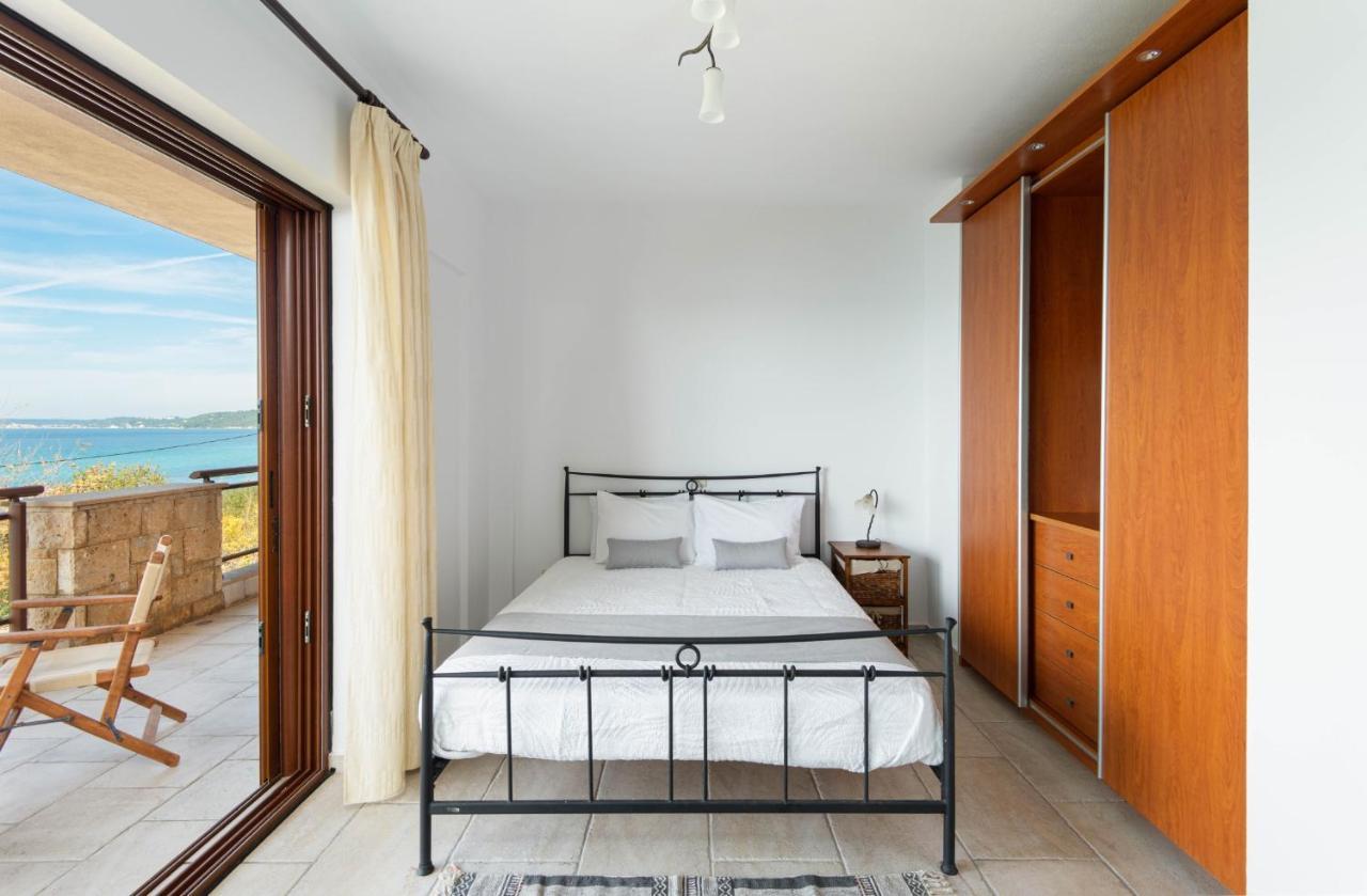 Seagrove, Beachfront Villa In Possidi #Feelslikehome Skala Fourkas Ngoại thất bức ảnh